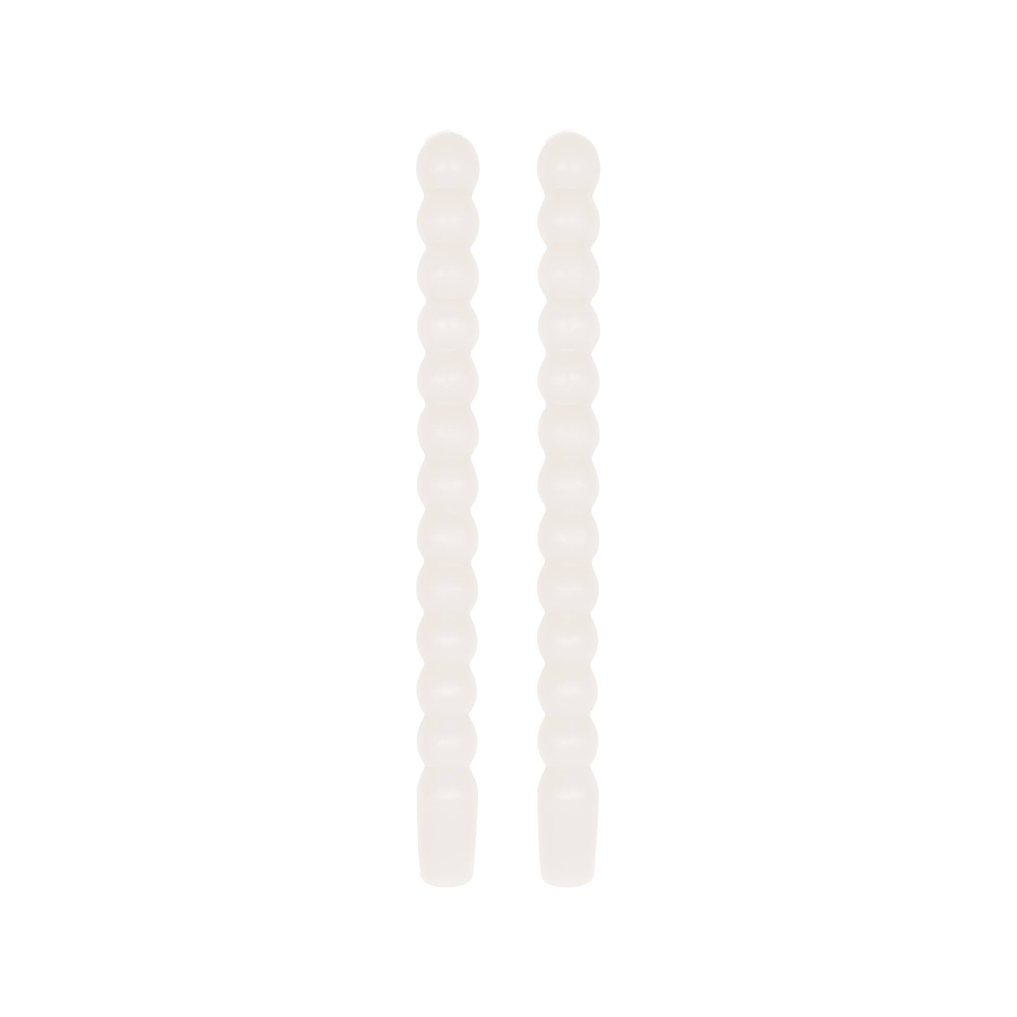 10" Unscented Bubble Taper Candles